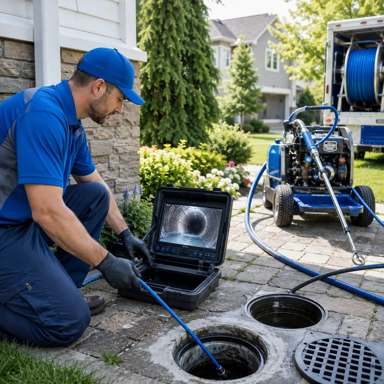 Outdoor drain cleaning professionals serving Long Bottom, OH